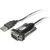UNITEK Y-105 Convertitore da USB 1.1 a seriale RS-232 | cavo 140 cm, interfaccia seriale |HotPlug |compatibile con Windows, Server2003, Server2008, Linux, nero