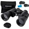 Celestron 72360 LandScout Binocoli prismatici Porro 10x50mm resistenti all'acqua con impugnatura in gomma, lenti rivestite, vetro ottico K9, fascia per il collo e custodia morbida, Nero