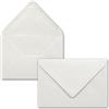 FarbenFroh by GUSTAV NEUSER 50x Buste B6-17,5 x 12,5 cm - grigio chiaro - colla umida con lembo a punta - 120 g/m² - per matrimoni, biglietti d'auguri, inviti