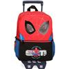 Marvel Spiderman Protector Zaino Scuola con Trolley Rosso 25x32x12 cm Poliestere 9,6L