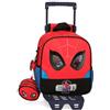 Marvel Spiderman Protector Zaino prescolare con carrello rosso 23x25x10 cm Poliestere 5,75L