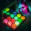 Eleanore's Diary Gel Glitter per il Corpo - 12 Colori Fluorescente Paillettes, Chunky Gel, Brillantini Make up per Corpo Viso Occhi Capelli, per Carnevale e Festival