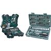 Mannesmann - M29088 - Set chiavi a tubo e attrezzi, 303 pz. & Mannesmann M29166 - Set chiavi a tubo, a cricchetto, In valigetta di plastica, 130 pezzi