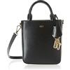DKNY R22ezt86-bgd-Small, Borse a Tracolla Donna, Nero/Oro