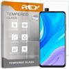 REY Pack 2X Pellicola salvaschermo per Huawei P Smart PRO 2019, Vetro temperato, di qualità Premium