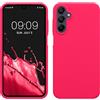kwmobile Cover per Samsung Galaxy A15 5G Custodia - Back Case per Smartphone in Silicone TPU - Protezione Gommata - rosa shocking