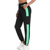 Marvmys Pantaloni Sportivi Donna 100% Cotone Colori Contrastanti Pantaloni Tuta Donna Jogging Fitness Sport Casual Yoga Stile B-A XL