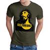OM3® Kill Your Idols T-Shirt | Uomo | 90s Jesus Hard Rock Punk Grunge Music Band | S - 5XL, oliva, XXL