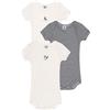 Petit Bateau A09yl Body, Variant 1, 6 Mesi (Pacco da 3) Unisex-Bimbi