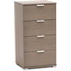 MeMi Me613RG Cassettiera, Legno, Rovere Grigio, 38x45x85 cm