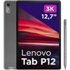 LENOVO Tab P12 Tablet 12.7" 8 GB 128 GB Android 13 Wifi + Pen Grigio ZACH0112SE