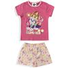 SUN CITY Pigiama Bambina Paw Patrol t-Shirt Pantaloncino in Cotone Estivo 6035