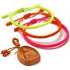 LUCKY BUDDHIST 3 Bracciali Tibetani Buddisti Regolabili - Bracciali in Corda Intrecciata per Uomo e Donna - Include Portachiavi Buddha in Legno