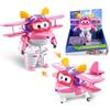 Super Wings Ellie Airplane Transformable Toy Robot Figure, Cartoon Transformable Robot, Giocattolo per bambini 3 4 5 6 7 8 Anni Ragazzo Ragazza - 12 cm