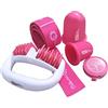 Stephanie Franck Beauty Set di Strumenti per Massaggio Stephanie Franck Beauty N. 3 - include 1 Rullo Massaggiante My Body Shaper, 2 Ventose My Cellu Shaper (5,5 cm e 7 cm), 1 Banda Elastica per Yoga e 1 Metro (Rosa)