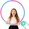 Bojoncka Hula Hoop - per bambini a casa, con corda saltare Hoops giocattolo, Bulk Kids Anelli sport che giocano - Design staccabile (8 pezzi)