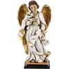 DRW Figura Arcangelo San Gabriel Resina dipinta a mano 15 cm