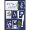 Clairefontaine 95861C - Confezione da 10 fogli di carta per Cianotipo - carta da disegno spessa- 300g m/² - carta per Empreintes Solaires - carta Impression Solaire - formato A4-21x29,7cm