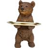 Kare Statuetta Butler Standing Bear, 35 cm, in metallo, 34,5 x 18 x 15,5 cm, marrone