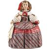 DRW Figura Menina Infanta Margherita Rossa Resina Dipinta a Mano 9 cm