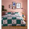 furn. Mythos Checkerboard Completo Copripiumino Reversibile