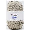 HELLO LOVE Filato, Grigio nebbioso, 100g