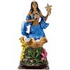 DRW Figura Yemaya Grande orisha Maggiore Resina dipinta a mano 30 cm