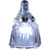 DRW Menina con luce acrilica da 11 cm trasparente