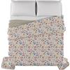 Italian Bed Linen FANTASY Trapuntino estivo stampato, microfibra, Marea, 260x270cm
