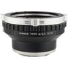 XPIMAGE Adattatore per riduttore focale ottico da P645 a L 0,71X, compatibile con obiettivi Pentax 645 per fotocamera Leica SL Panasonic S5 Sigma fp L L-Mount