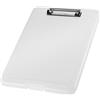 helit H2532010 - Blocco con clip DIN A4 the clip bianco traslucido | Portadocumenti e lavagnetta per documenti, moduli e appunti