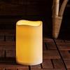 Lights4fun Candela LED 17,5cm a pile per uso in esterni