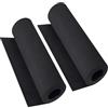 MEARCOOH Pacco 2 Gomma EVA Nero, MEARCOOH Schiuma EVA 4mm di spessore 35.5 x 150cm EVA Foam Cosplay, ad alta densità 86kg/m3 per il progetto di fai da te in costume (2PCS 4mm Nero)