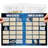 KEÏNELS Giochi Alcolici Addio al Celibato - Calendario Alcolico da Tavola Gratta e Vinci - Addio al Celibato Gadget Amici dello Sposo - Kit Scherzi Accessori Team Groom to Be - Gioco per Bere Grattabile
