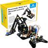 KEYESTUDIO BBC Micro:bit 4-DOF Robot Arm Kit with Microbit V2, STEM Education Kit with MakeCode/Python Coding for Programming Learning of per 14+ adolescenti