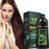 JRTTOSSE Shampoo colorante naturale per capelli alle erbe in 10 minuti, shampoo colorante per capelli neri, tintura per capelli multicolore per uomini e donne (Dark Brown)