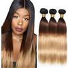 Hxxcoup Capelli Veri Extension Tessitura Biondo Extension Human Hair Bundles Straight Hair Extensions Vergini Capelli Veri Ricci Capelli Brasiliani No Smell Hair for Woman 18 20 22 Pollici
