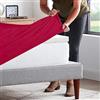 IlGruppone Il Gruppone Passione Casa Lenzuolo sotto 100% Cotone per Materassi Alti Fino 30 Cm Avvolgente Lenzuola con Angoli Elastici Singolo Matrimoniale Copri Topper Salvamaterasso - Ciclamino - Matrimoniale