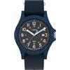Timex Reclaim Ocean TW2V81800 - Orologio con cinturino in tessuto riciclato da 40 mm, Blu
