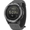 findtime Orologio militare da uomo, digitale, con bussola, contapassi senza app e cellulare, contapassi, orologio digitale da uomo, orologio tattico, orologio militare, 5 ATM, impermeabile, cronografo