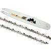 HobbyPower24 2 catene per sega a scalpello completo, 30 cm, con spada 3/8, 44TG, 1,1 mm, per Stihl MS 162 MS162