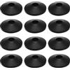 OTOTEC 12 guarnizioni fisse per sedile WC, rondelle e guarnizioni in gomma nera antiscivolo