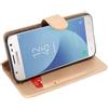 ebestStar - Cover Compatibile con Samsung J3 2017 Galaxy SM-J330F Custodia Portafoglio Pelle PU Protezione Libro Flip, Dorato [Apparecchio: 143.2 x 70.3 x 7.9mm, 5.0'']