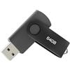 finewish Chiavetta USB 2.0 64GB, Pen Drive Memoria Stick Chiavetta USB 64GB Thumb Drive per PC, Laptop, ecc (Nero)
