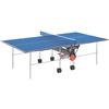Garlando Tavolo da Ping Pong Training Indoor con ruote per interno - Colore: Blu