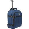 Cabin Max - Zaino da viaggio Metz, bagaglio a mano compatibile con le disposizioni per bagagli da riporre sotto il sedile, Blu Atlantico., 45 x 36 x 20cm, Hybrid