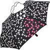 Knirps Ombrello tascabile Slim Duomatic Paint Drops, Wetprint-rosa, 90 cm, Floreale con effetto cambiacolore