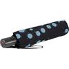 Knirps Ombrello tascabile Slim Duomatic Paint Drops, Blu, 90 cm, Ombrello tascabile
