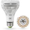 SANSI 15W E27 LED Lampadina per piante da interno, 200W equivalente a spettro completo Coltiva la luce, Piantina di piante grasse Giardinaggio Coltiva l'illuminazione