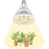 SANSI 24W Lampadina per piante LED E27 per orticoltura da interno, 300W equivalente a spettro completo per la coltivazione di piante (PPF 40 μmol/s, copertura vegetale 2x3 piedi quadrati)